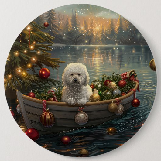 ビコンフリースクリスマスフェスティバル航海 缶バッジ (正面)