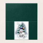 ビコンフリースクリスマスフォールディングカード (外部フラット)