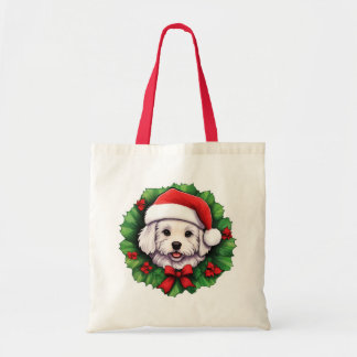 ビコンフリースクリスマスリース トートバッグ