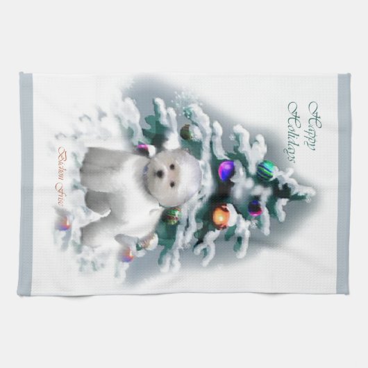 ビコンフリースクリスマス キッチンタオル (横)