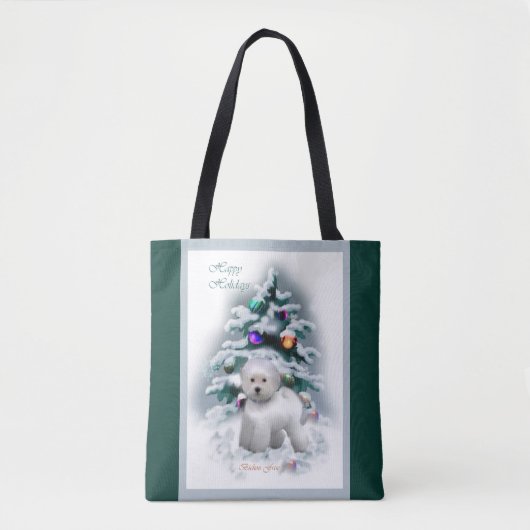 ビコンフリースクリスマス トートバッグ (正面)