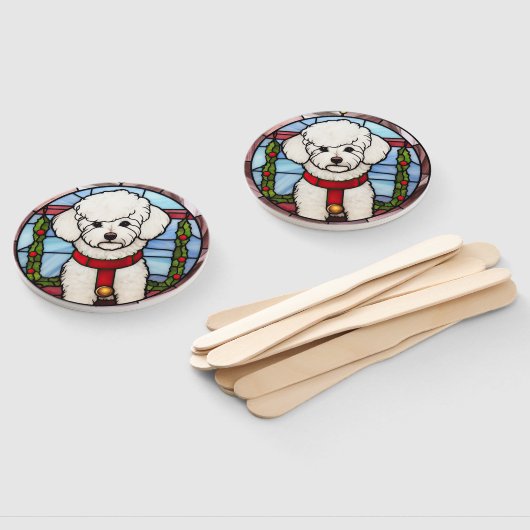 ビコンフリースステンドグラスのクリスマス ハンドファン (組立なし)