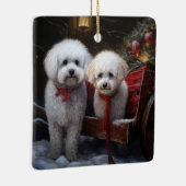 ビコンフリーススノースイクリスマスデコル セラミックオーナメント (右)