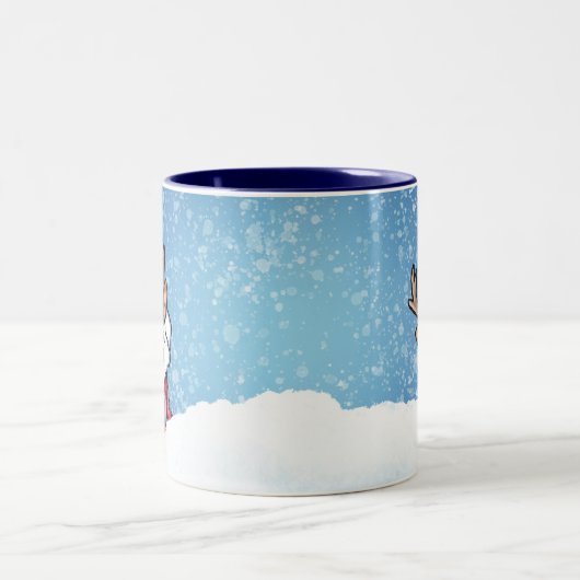 ビコンフリーストナディースクリスマス ツートーンマグカップ (中央)