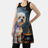 ビコンフリースドッグお洒落ハロウィン絵を描ズ エプロン (インサイチュ)