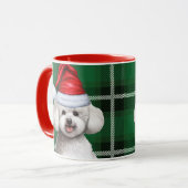 ビコンフリースドッグアンドグリーンホリデープレイド マグカップ (正面左)