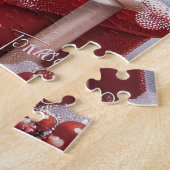 ビコンフリースドッグウィンターワンダーランドクリスマスジョイ ジグソーパズル (側面)