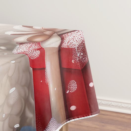 ビコンフリースドッグウィンターワンダーランドクリスマスジョイ テーブルクロス (インサイチュ)