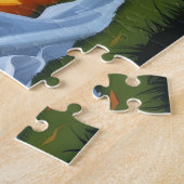 ビコンフリースドッグスパンプキンハロウィンおもしろい ジグソーパズル (側面)