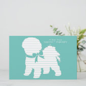 ビコンフリースドッグパピー 便箋 (スタンド正面)