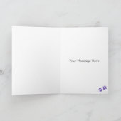 ビコンフリースドッグパーソナライズされたハッピーバースデー カード (内部)