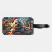 ビコンフリースドッグローラーコースタークリスマス ラゲッジタグ (裏面横)