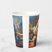 ビコンフリースドッグローラーコースタークリスマス 紙コップ (左)