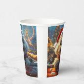 ビコンフリースドッグローラーコースタークリスマス 紙コップ (右)