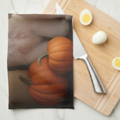 ビコンフリースパピーオータムデライトカボチャ キッチンタオル (四つ折り)