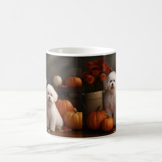 ビコンフリースパピーオータムデライトカボチャ コーヒーマグカップ (中央)