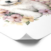 ビコンフリースパピーペットウォーターの花 ポスター (角)