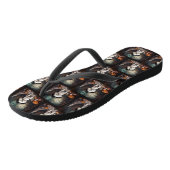 ビコンフリースパンプキンハロウィンホラー ビーチサンダル (アングル)