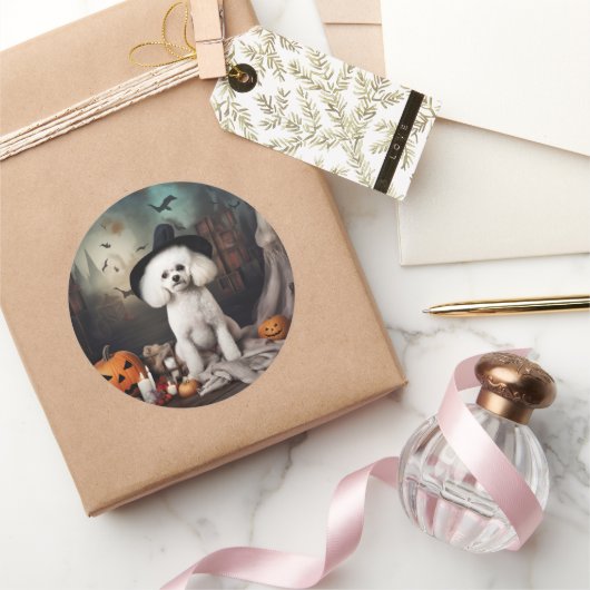 ビコンフリースパンプキンハロウィンホラー ラウンドシール (ギフト)