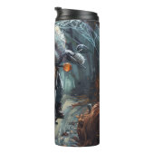 ビコンフリースライディングオートバイハロウィンホラー タンブラー (回転右)