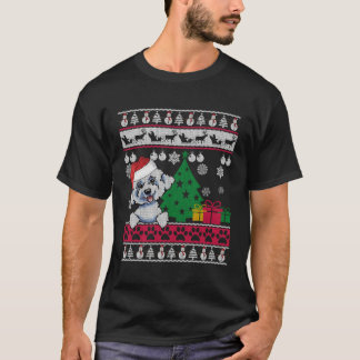 ビコンフリース醜いセータークリスマスドッグギフトのためのキリスト Tシャツ