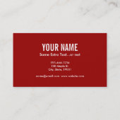 ビコンフリーズタイポグラフィ 名刺 (裏面)