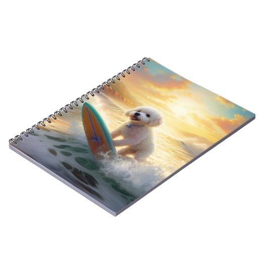 ビコンフリーズビーチ絵画サーフィン ノートブック (左側)