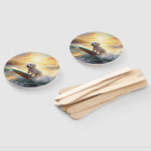 ビコンフリーズビーチ絵画サーフィン ハンドファン (組立なし)