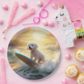 ビコンフリーズビーチ絵画サーフィン ペーパープレート (パーティー)