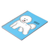 ビコンフリーズ犬の漫画イラストレーション ノートブック (左側)