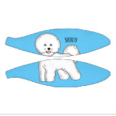 ビコンフリーズ犬の漫画イラストレーション ミニバスケットボール (パネル)