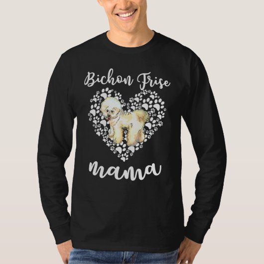 ビコンフリーズ犬ママ母の日 Tシャツ (正面)