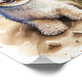 ビコンフリーズ犬絵画アート ポスター (角)