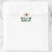 ビコンフリーズ犬 スクエアシール (バッグ)