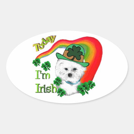 ビコンフリーズSt patricks 楕円形シール (正面)