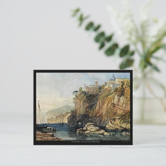 ビコ、ナポリ湾の水の色の絵画はがき！ ポストカード (スタンド正面)