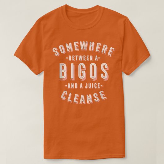 ビゴおもしろいスとジュース洗浄ハンターズシチュービーガン Tシャツ (デザイン正面)