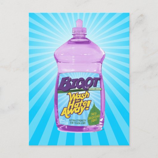 ビゴットは憎しみを遠くに洗う！[ポストカード] ポストカード (正面)