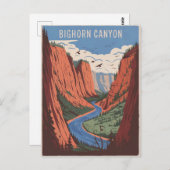 ビゴーンキャニオンヴィンテージ ポストカード (正面/裏面)