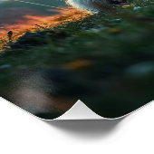 ビゴーンシープアットサンライズ ポスター (コーナー)