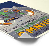 ビサイクリットオムニムヴィンテージポスター1924 ポスター (角)