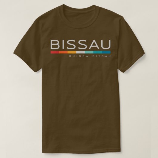 ビサウ・ギニアビサウ Tシャツ (デザイン正面)