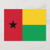 ビサウ・ギニア国旗、ギニアビサウ国旗 ポストカード (正面)