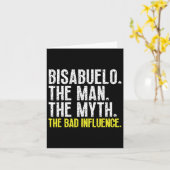 ビサベロ神話が影響を与える男クールおもしろい カード (黄色い花)