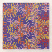 ビザロ秋 ガラスコースター (正面)