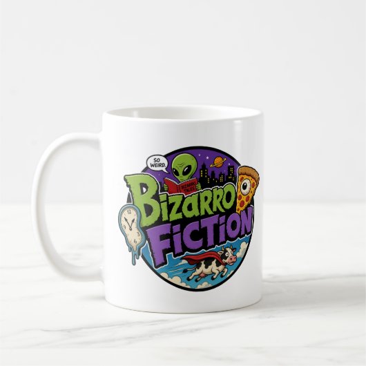 ビザロ・フィクション コーヒーマグカップ (左)