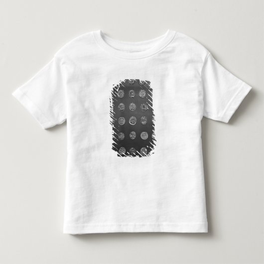 ビザンチンおよびローマの硬貨、04第10世紀 トドラーTシャツ (正面)