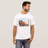 ビザンチンによって捧げられたアヤソフィア Tシャツ (正面フル)
