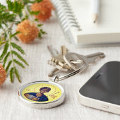 ビザンチンのキリスト教の正教会のアイコン:聖デメトリオス キーホルダー (側面)