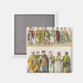 ビザンチンの法廷でドレス マグネット (正面/裏面)